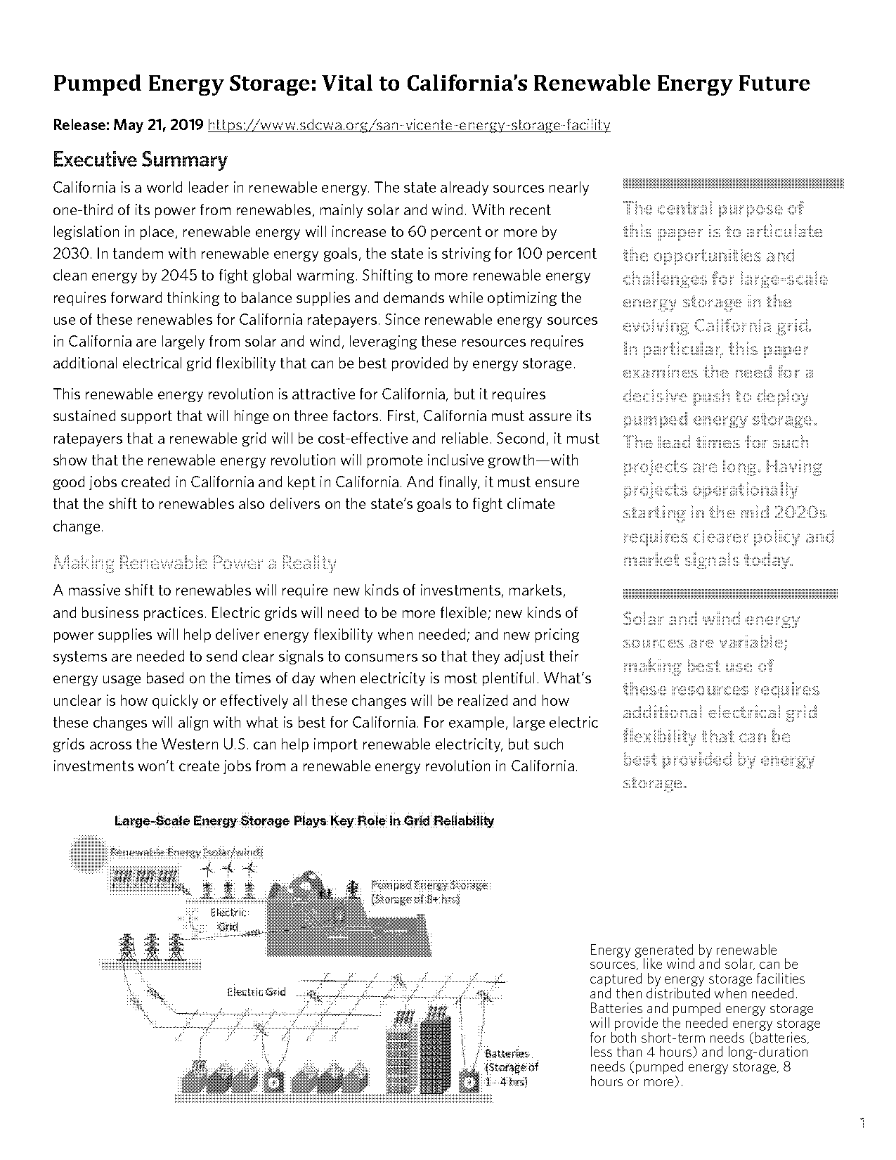 california renewable energy policy document