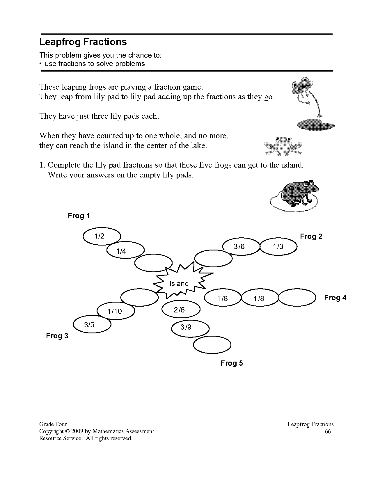 compare fractions to worksheet missing pieces