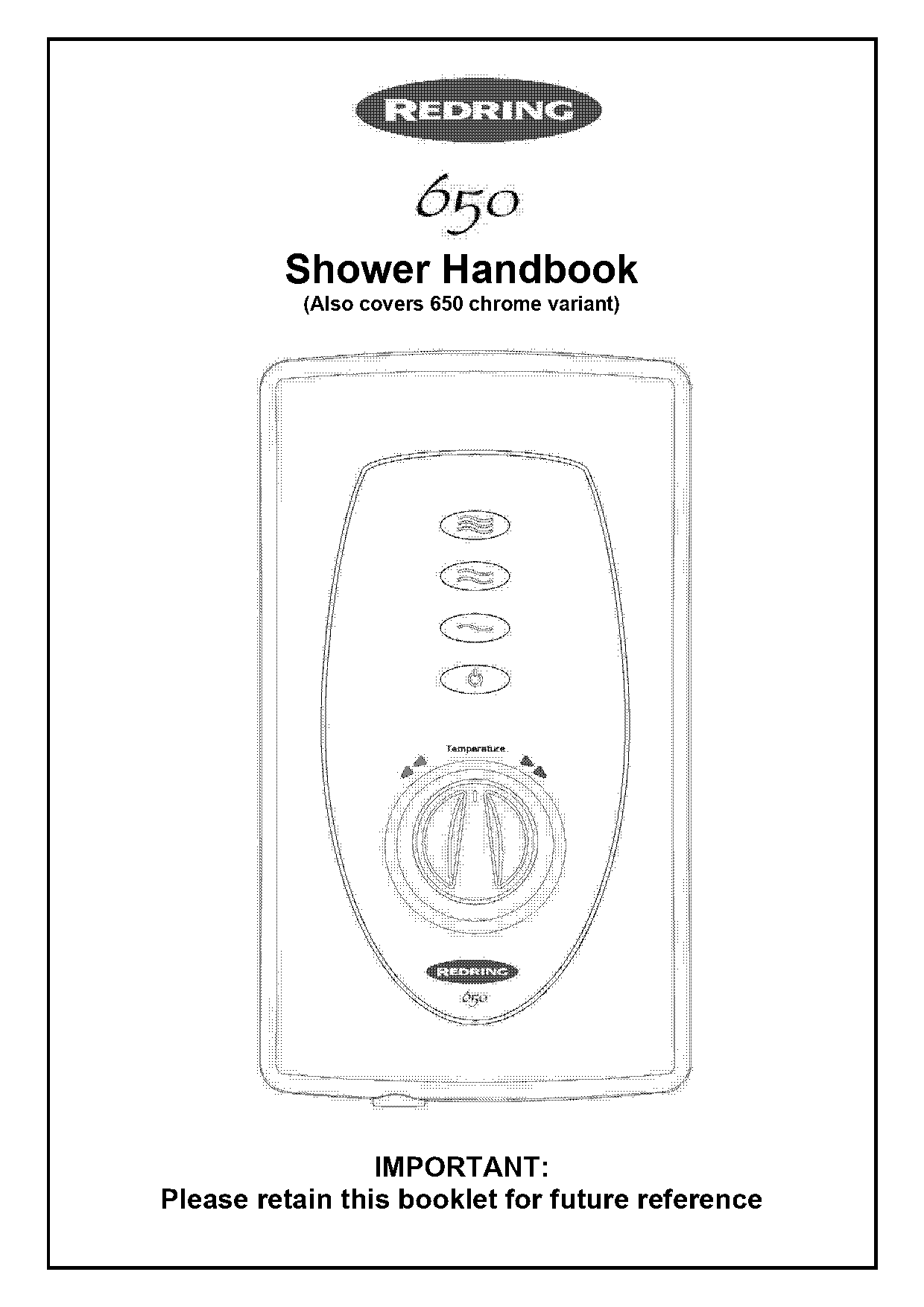 creda power shower manual