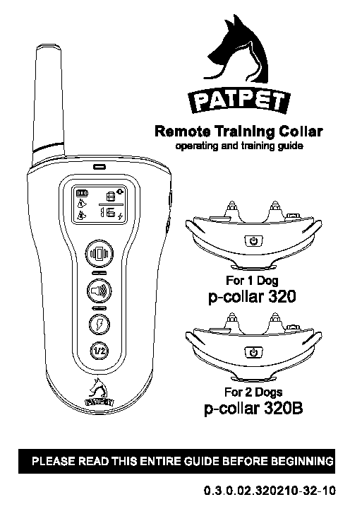 petsafe dog training collar instructions