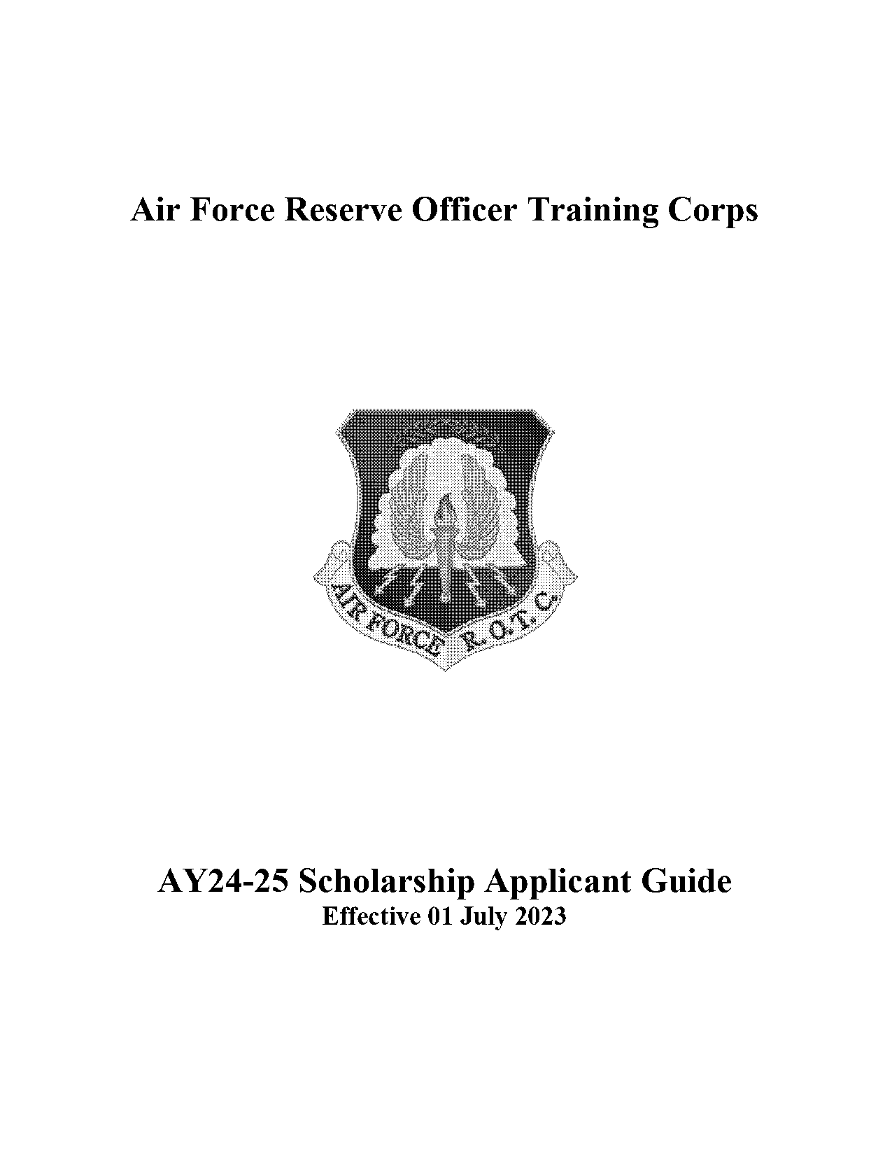 air force rotc deadline application