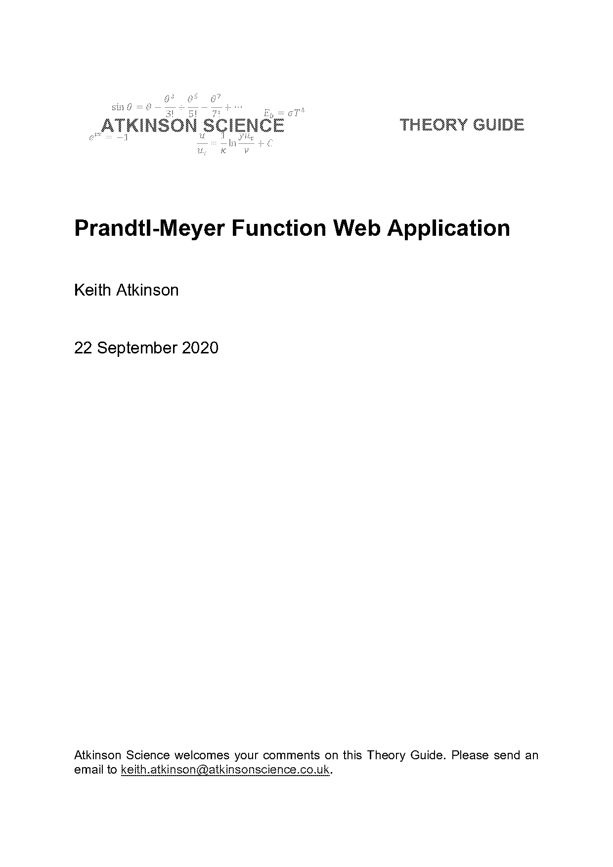 evaluate prandtl meyer function