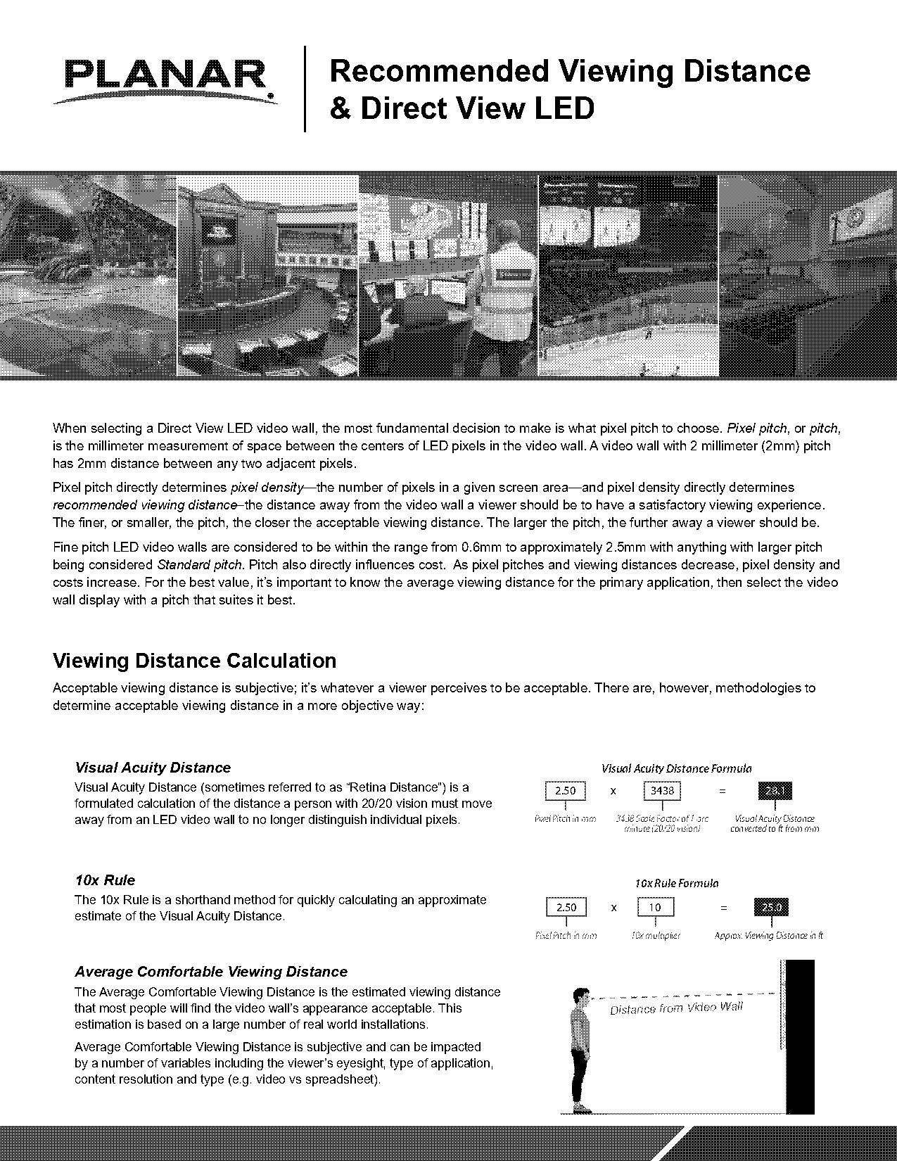 recommended distance from monitor