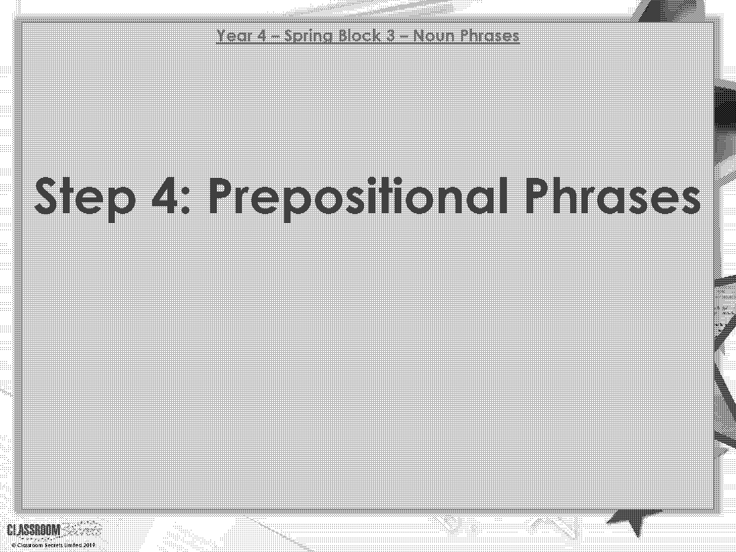 prepositional phrase and adjective clause ppt