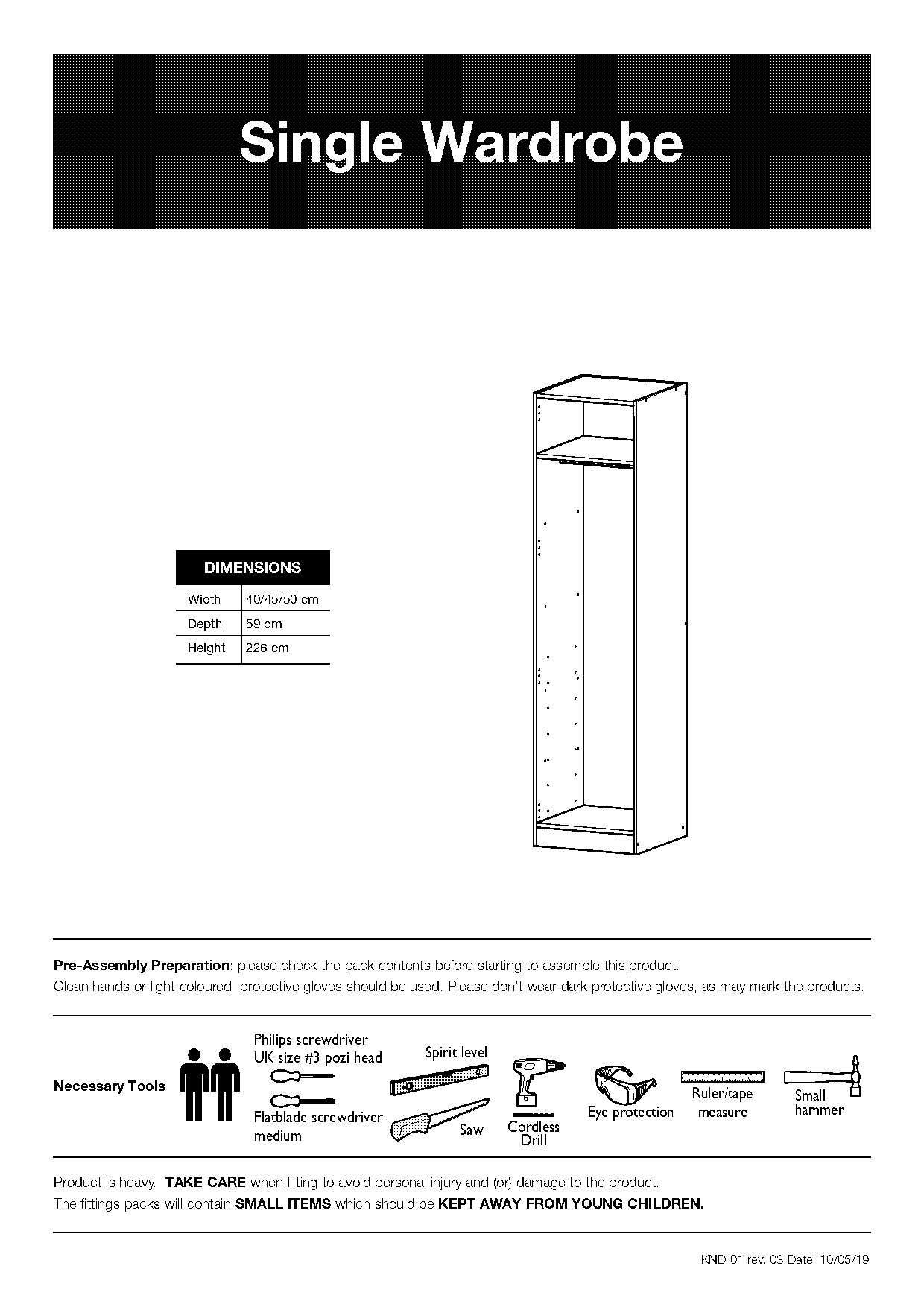 argos wardrobe assembly instructions