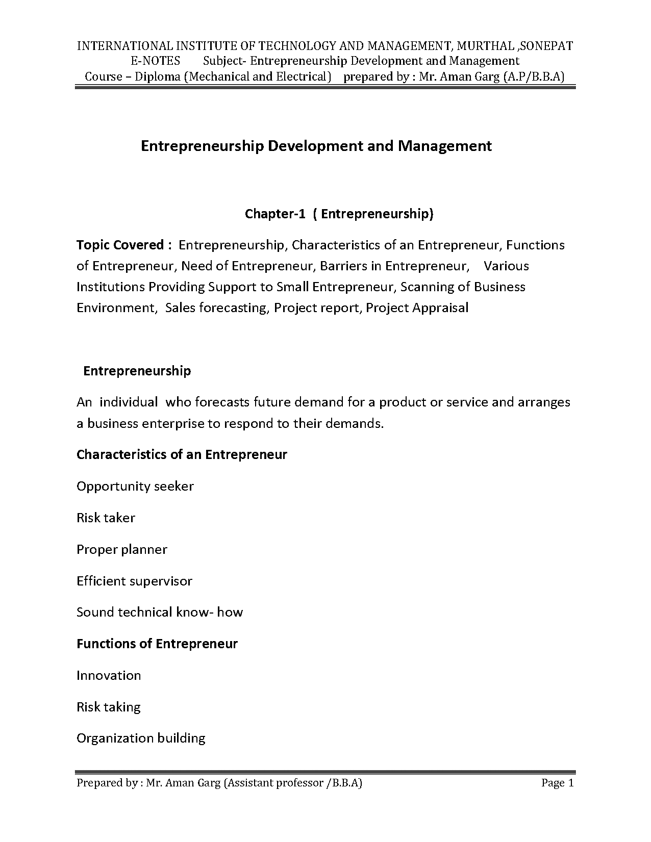 entrepreneurship development and management books pdf