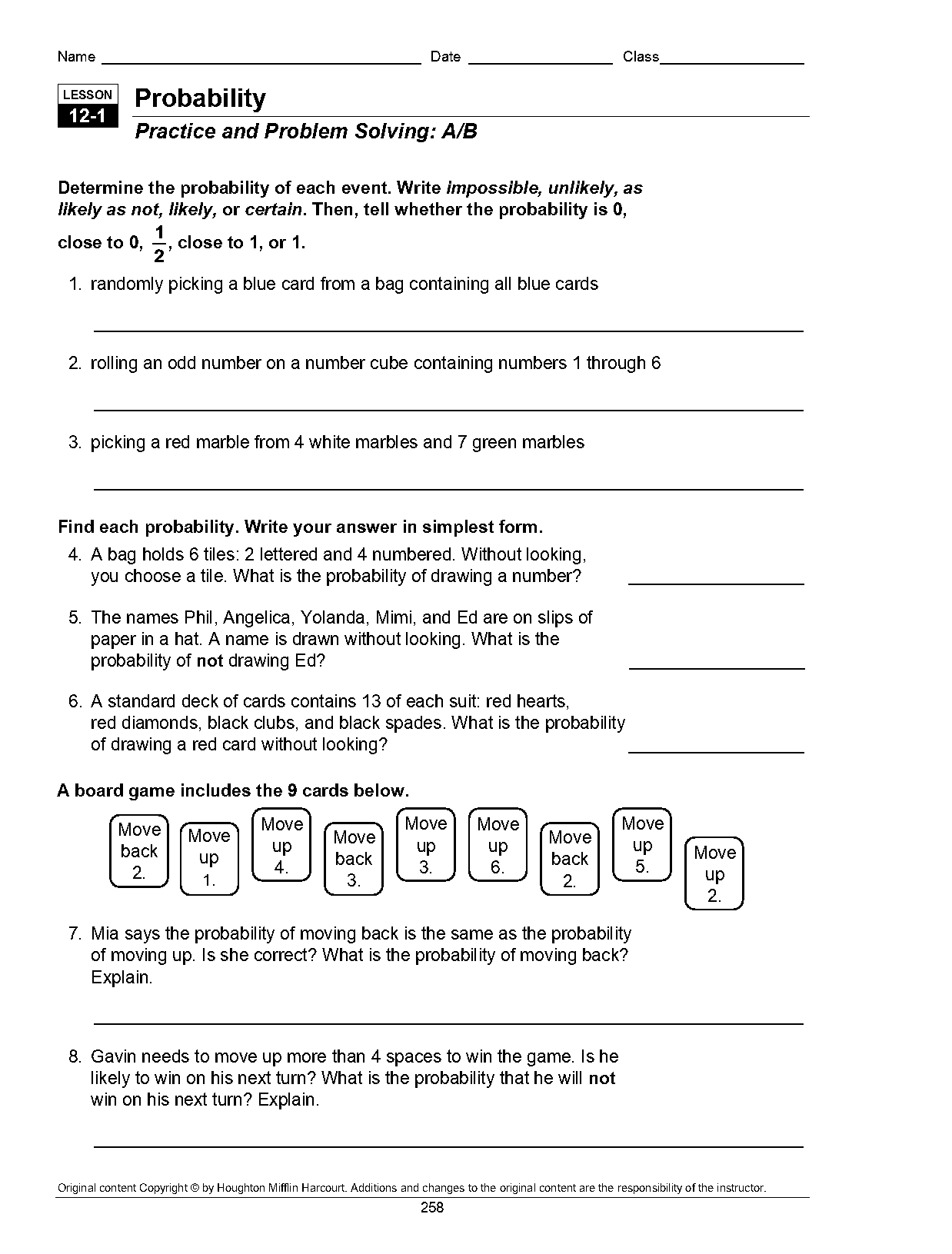 basic probability practice problems pdf