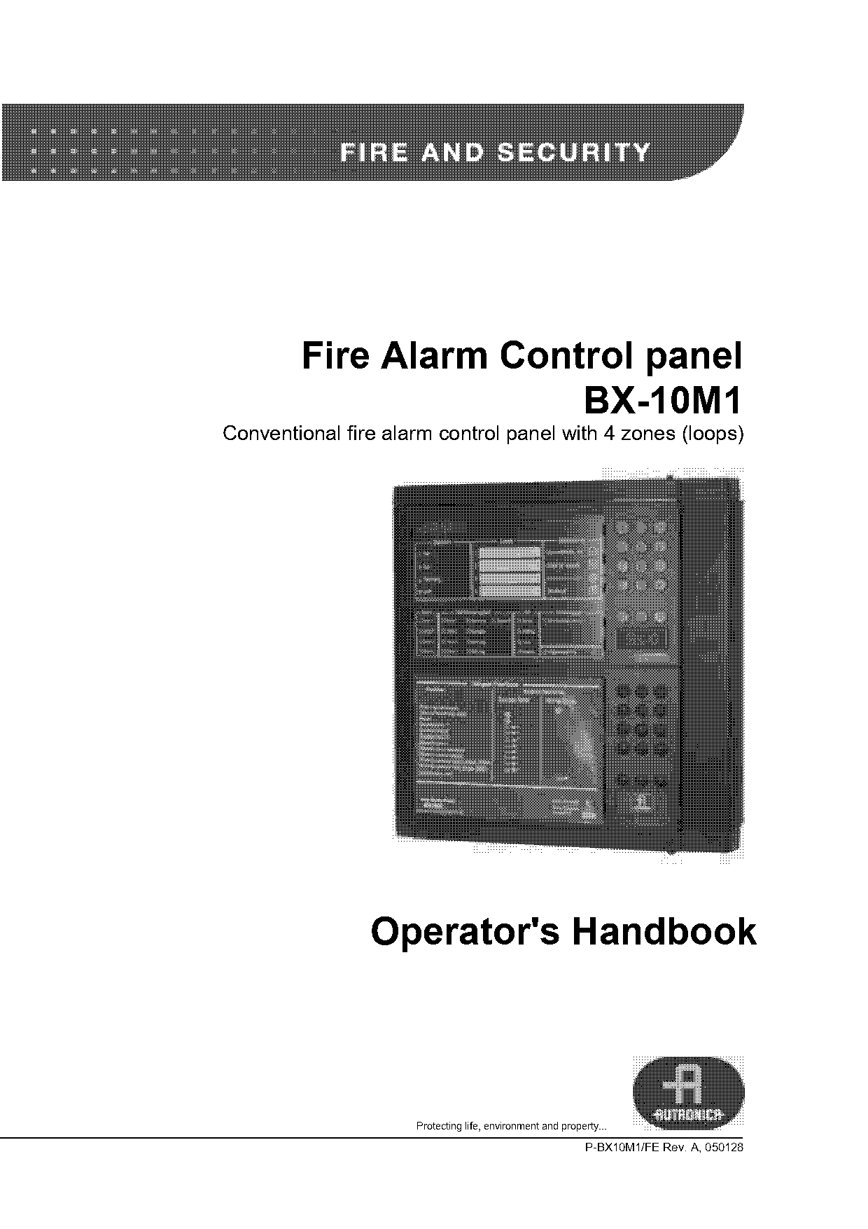 autronica fire alarm control panel manual