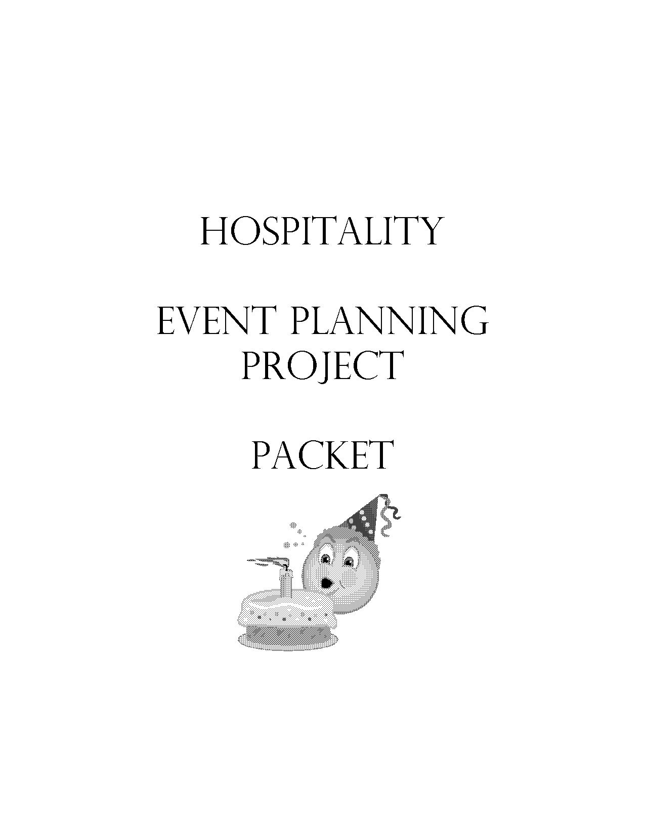 event planning lesson plan high school