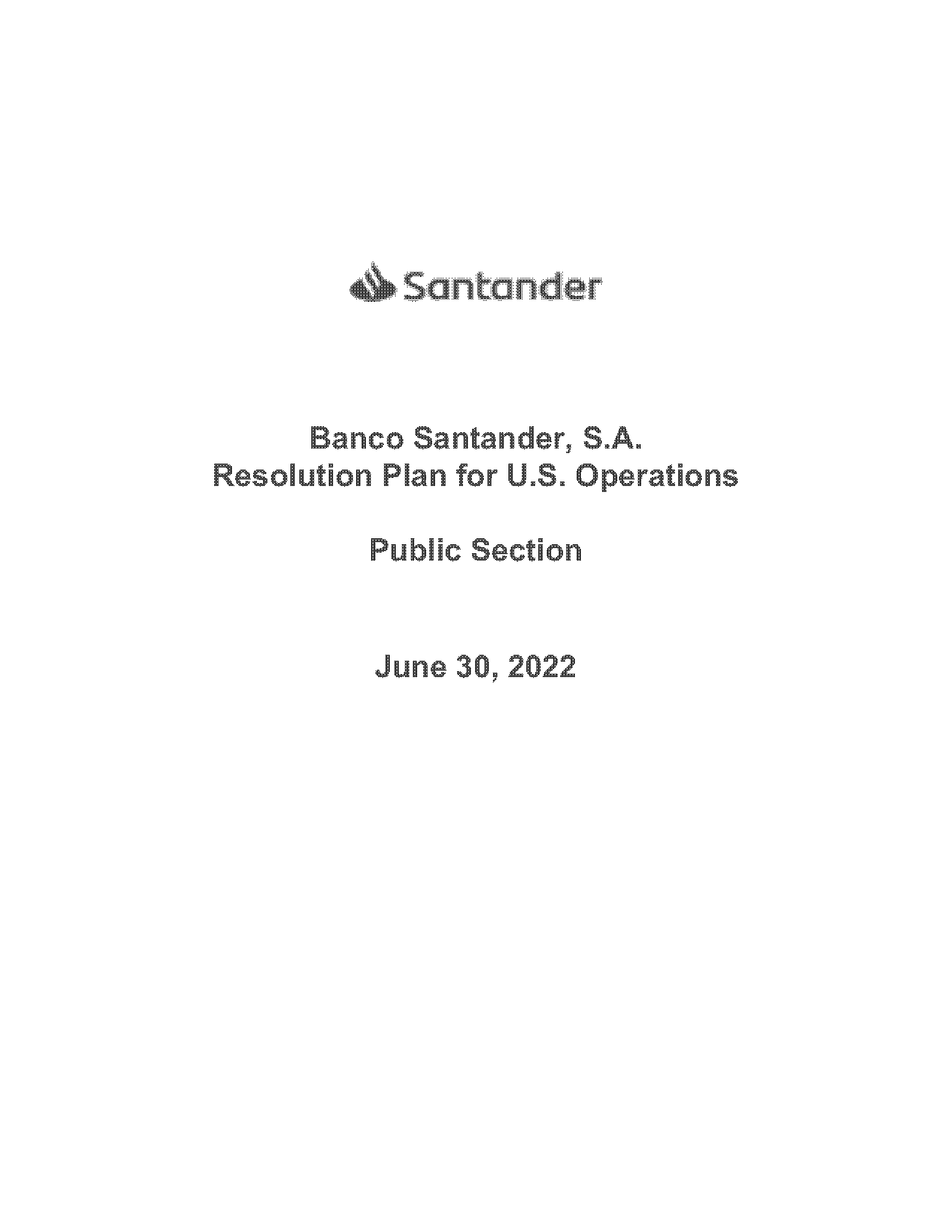 banco santander financial statements