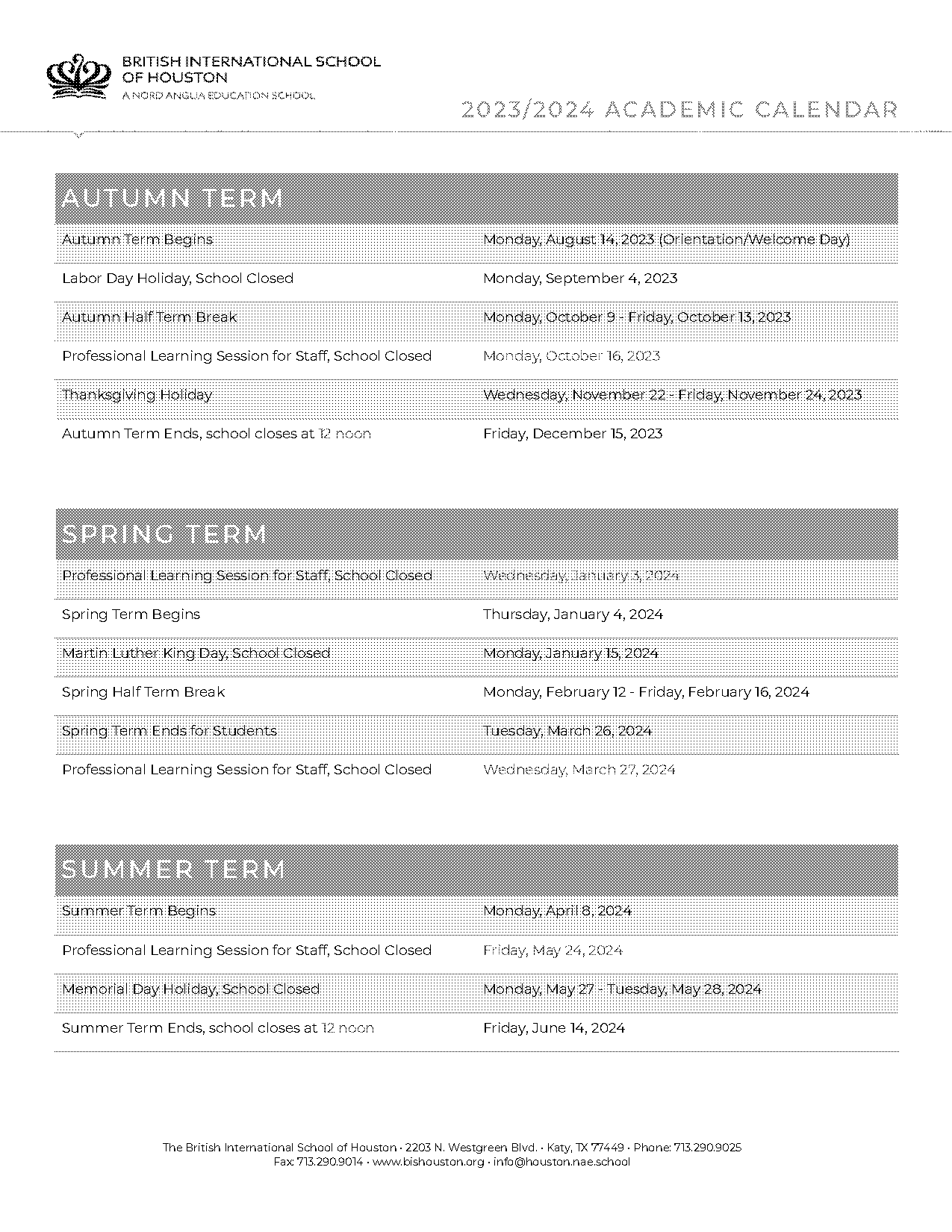 how many terms in a british school year