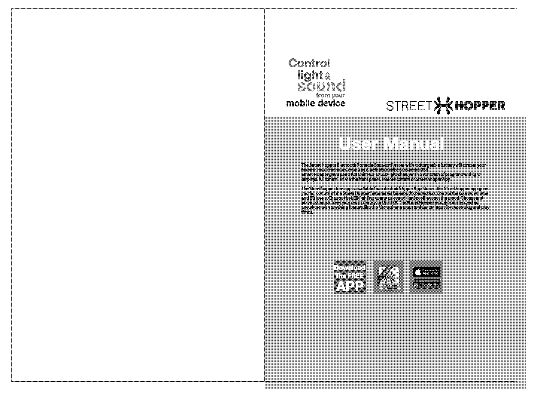 street hopper charging instructions