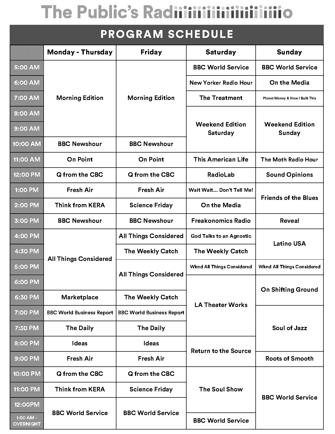 hourly weekly schedule template printable