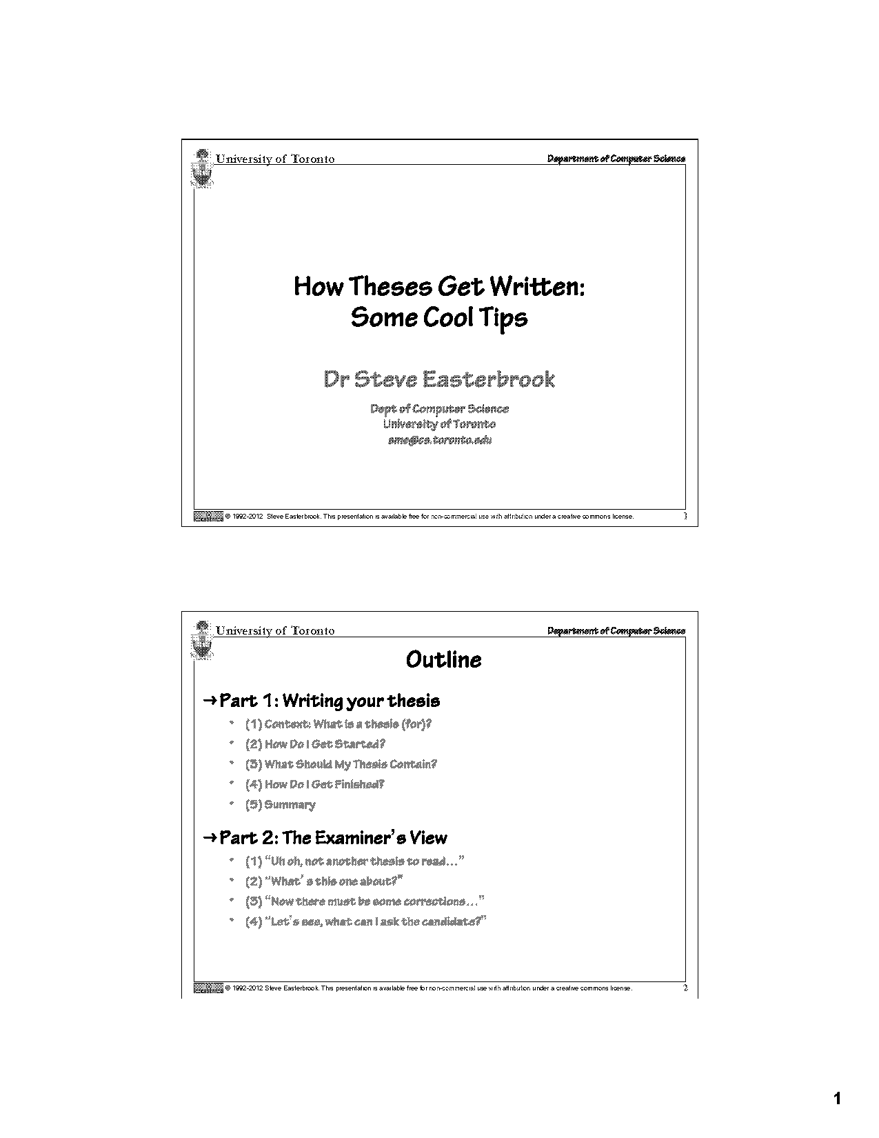 how to write a good thesis for phd