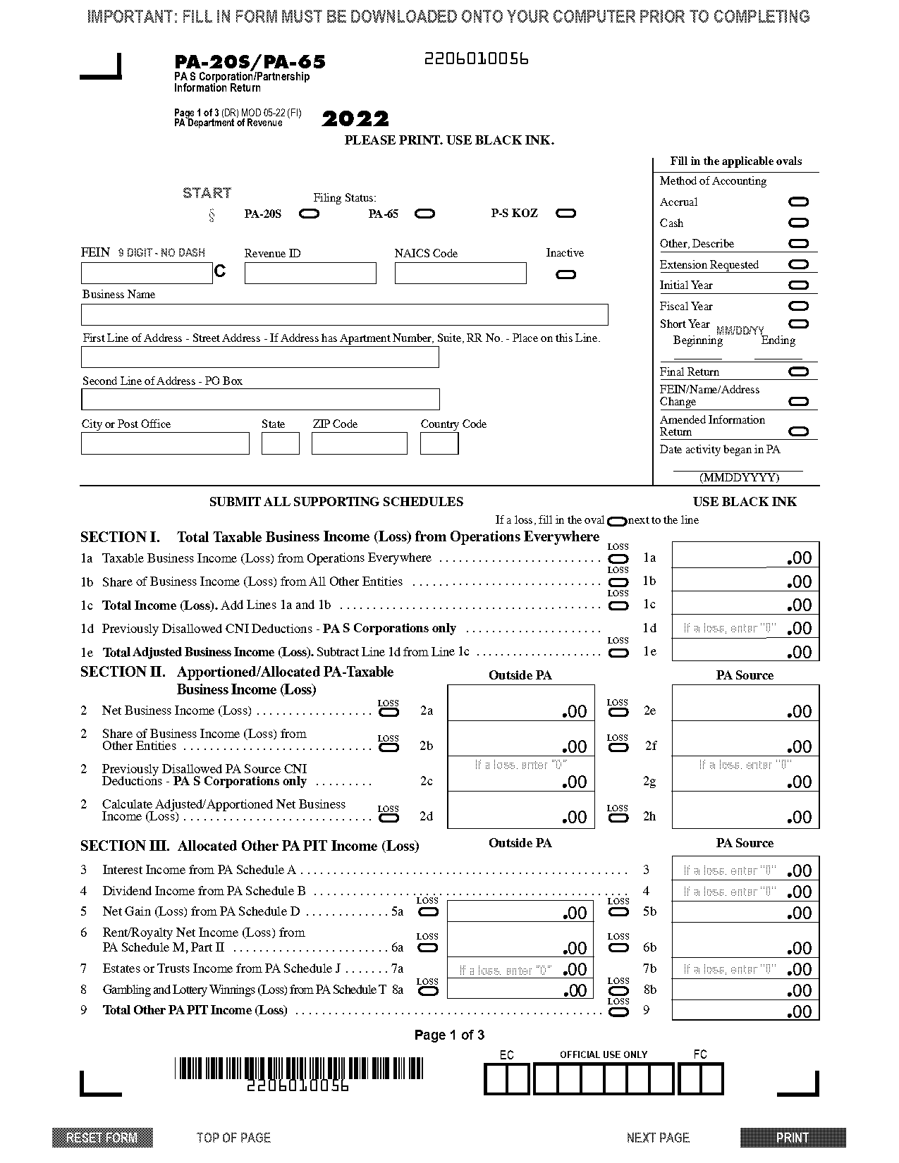 how a partnership reports corporation income for tax purposes