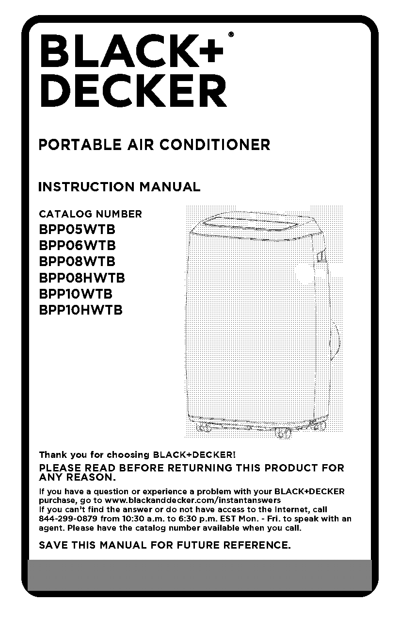 black and decker product instructions pdf