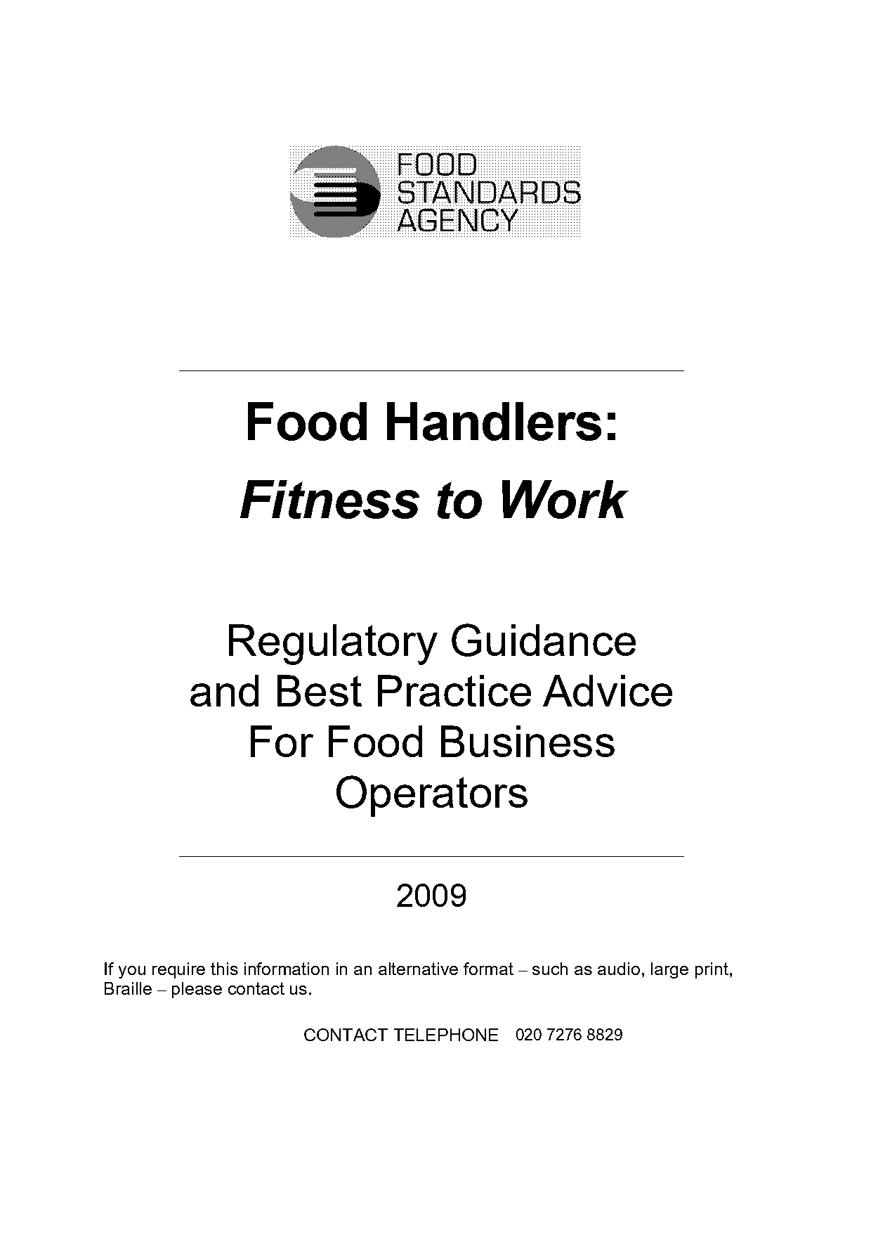 food hygiene industry guide practice