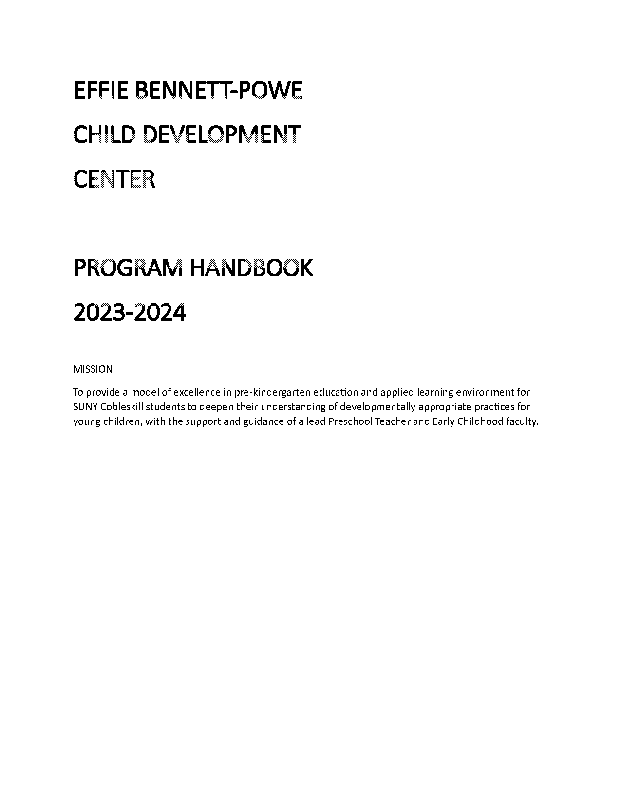 suny child protection policy