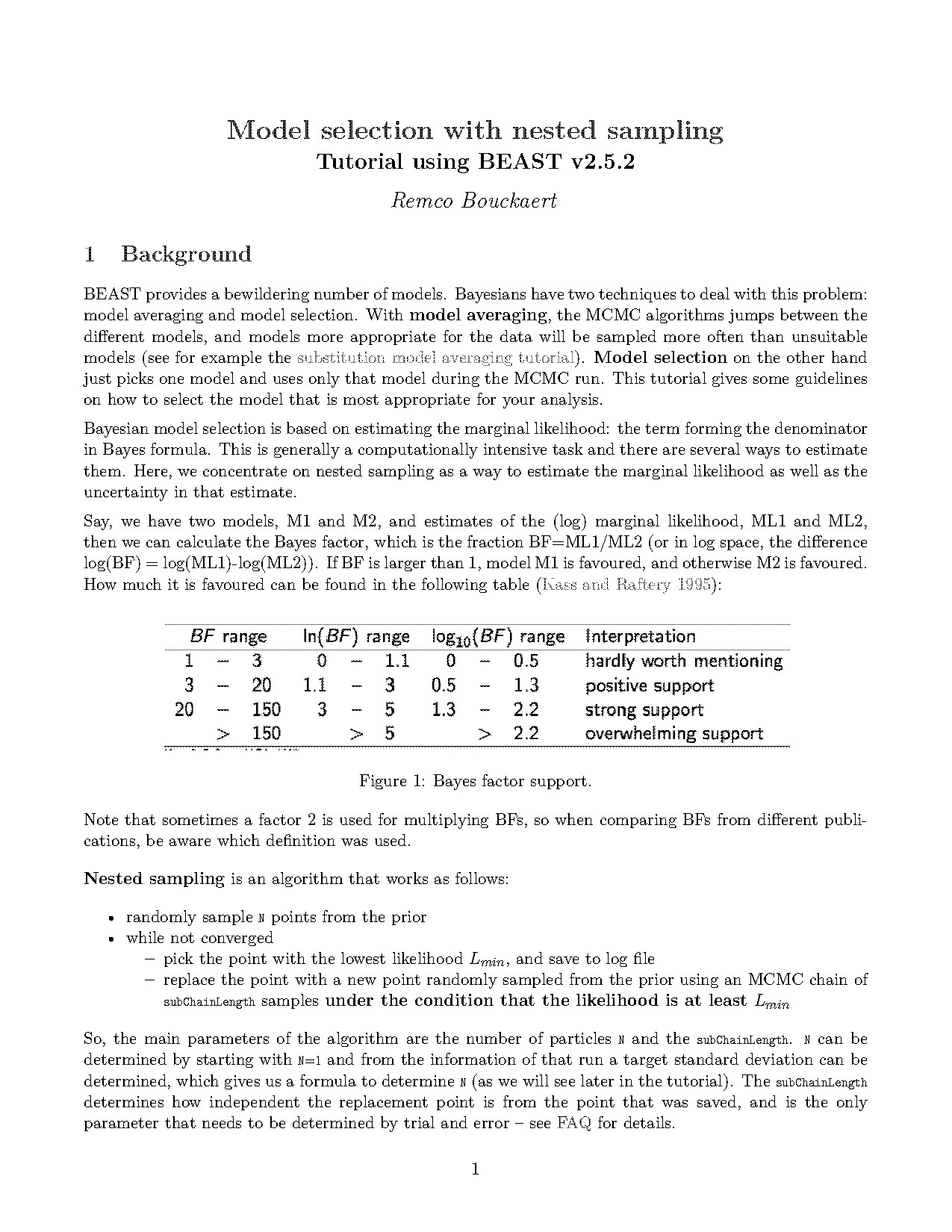 beast random sampling trees