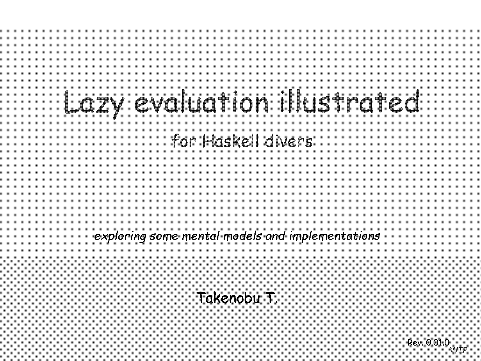 haskell lazy evaluation example