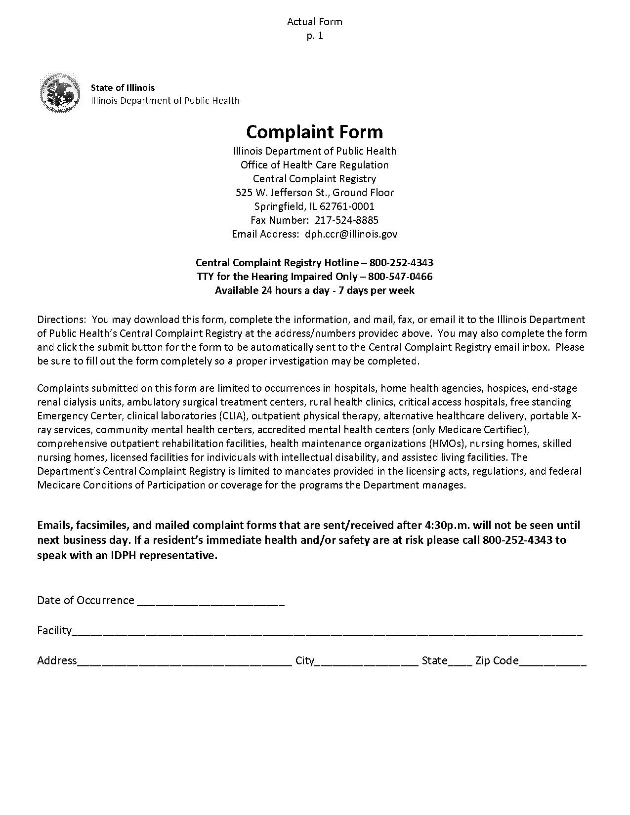 complaint and grievance form for clay county schools