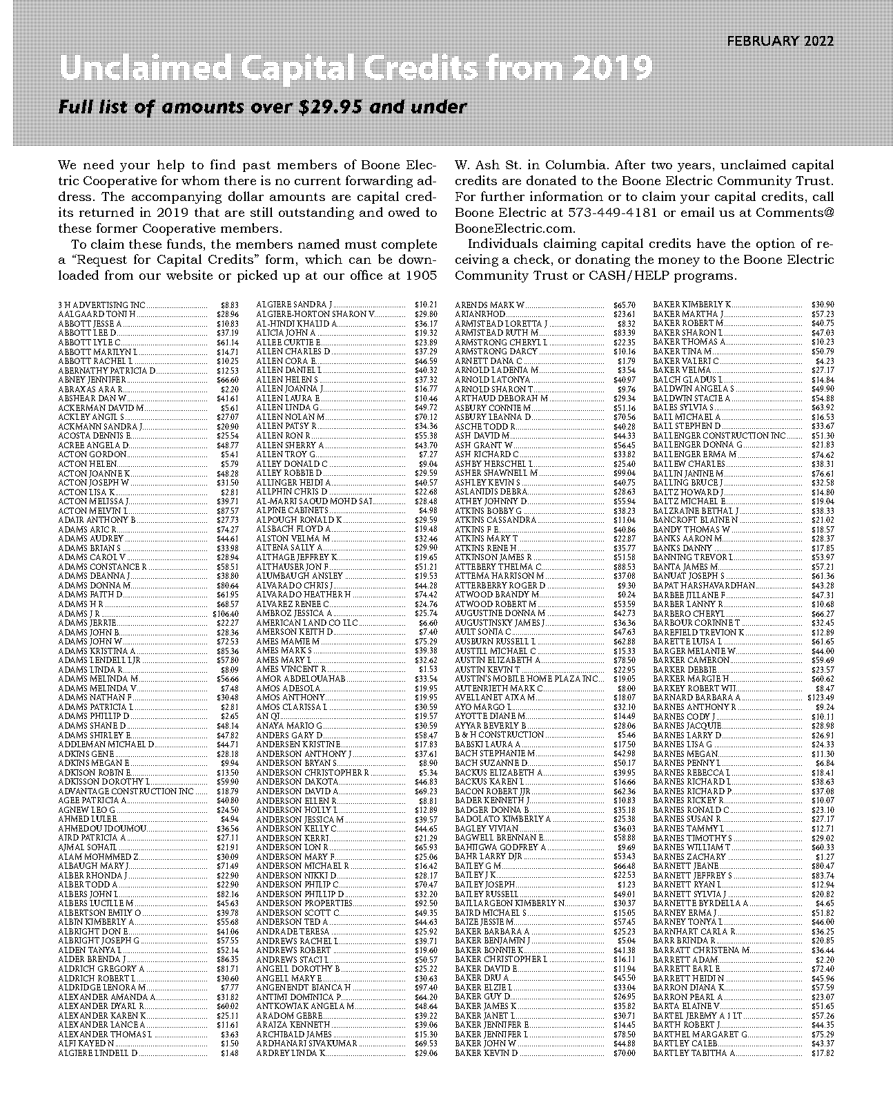 boone electric community trust recommendation form