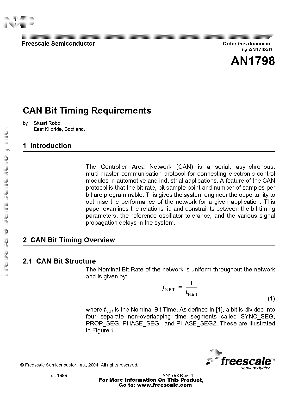 arbitration field in can protocol