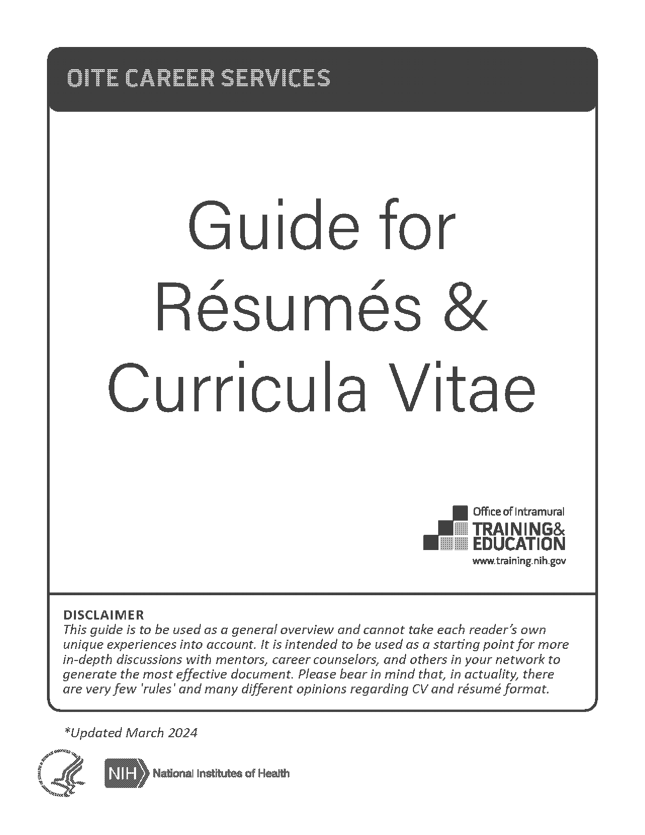 academic training in summary resume sample