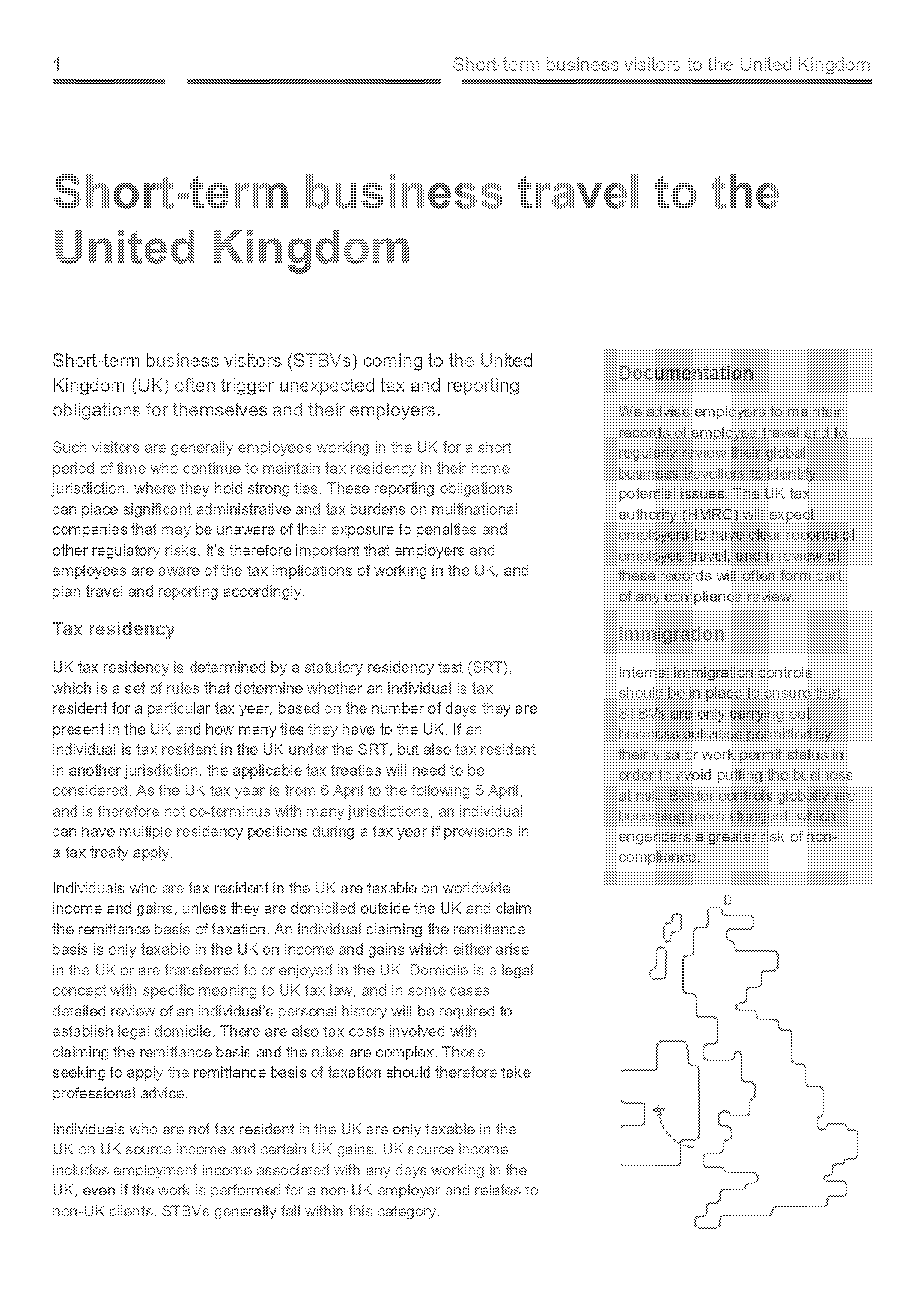 uk short term visa checklist