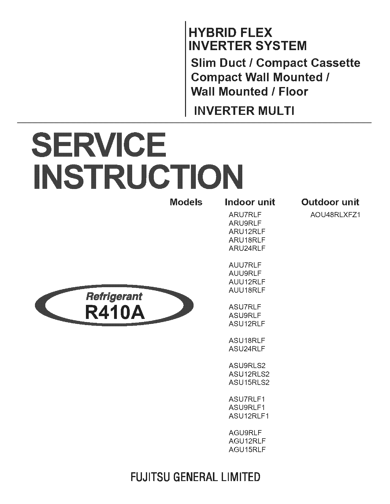 fujitsu wired remote controller instructions