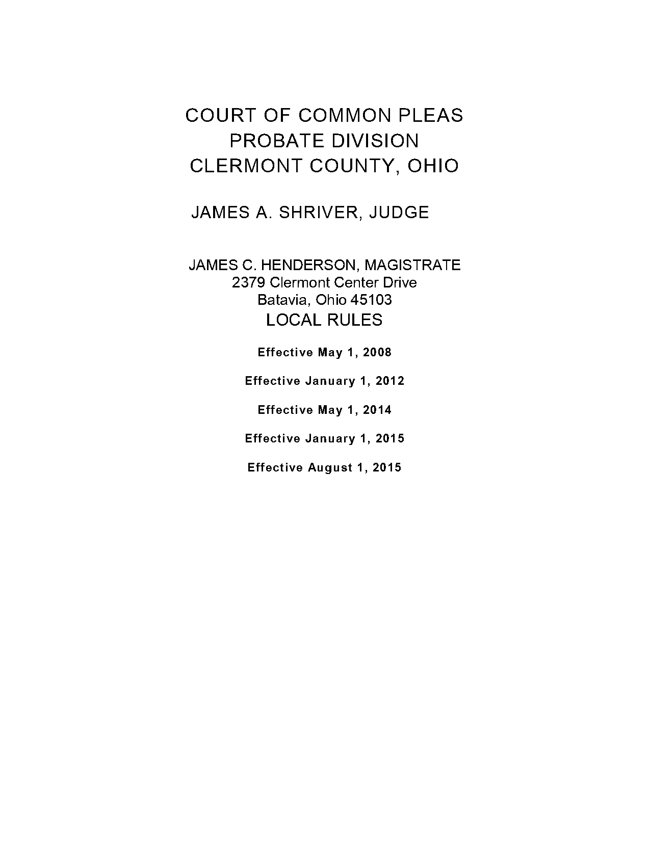 court transcripts clermont county