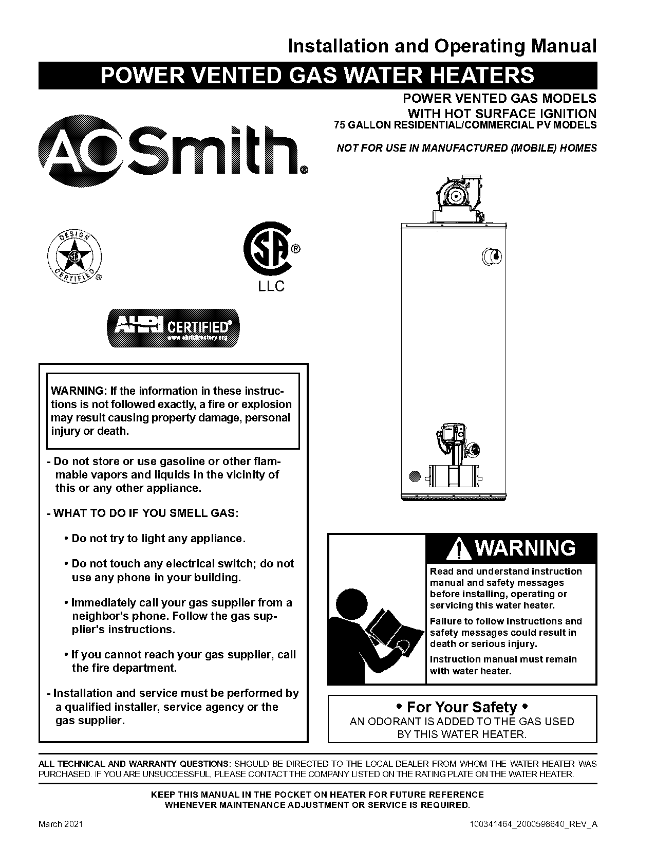 ao smith polaris booster pump motor repair manual