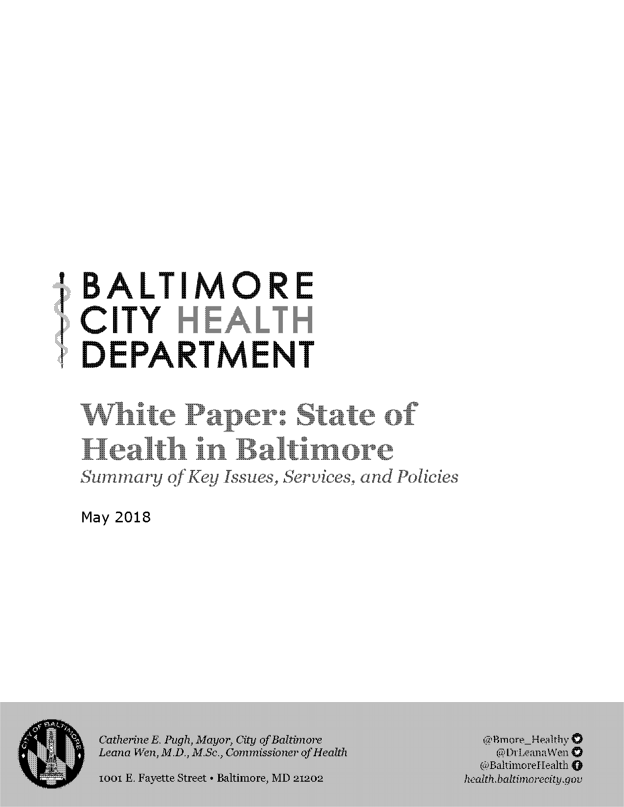 baltimore city trauma responsive care act