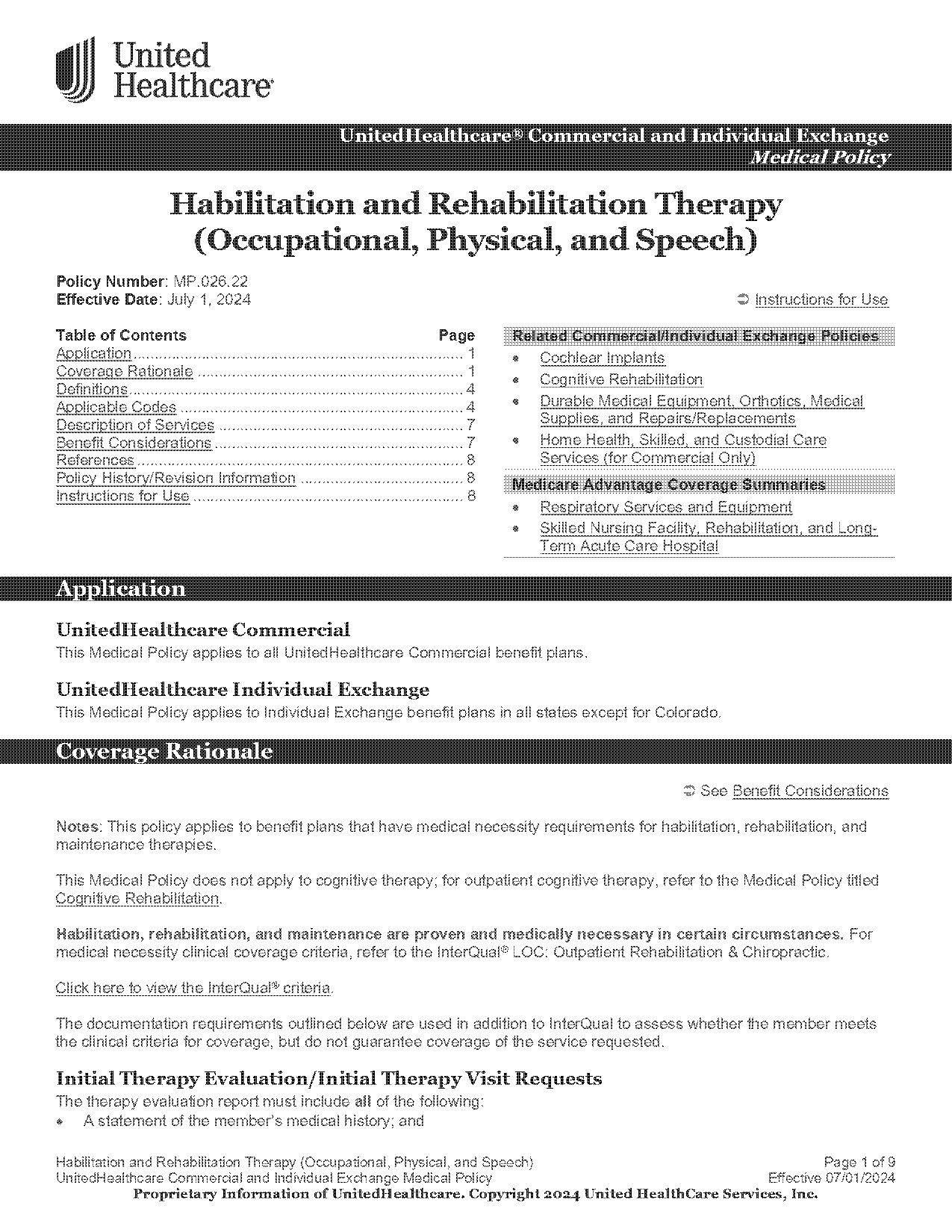 examples of statements of medical necessity for speech therapy