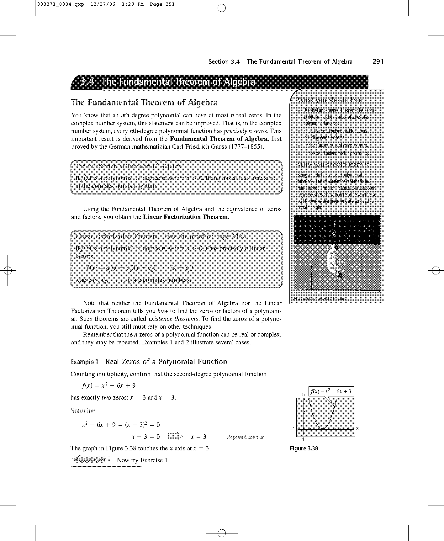 write complex zeros in factored form