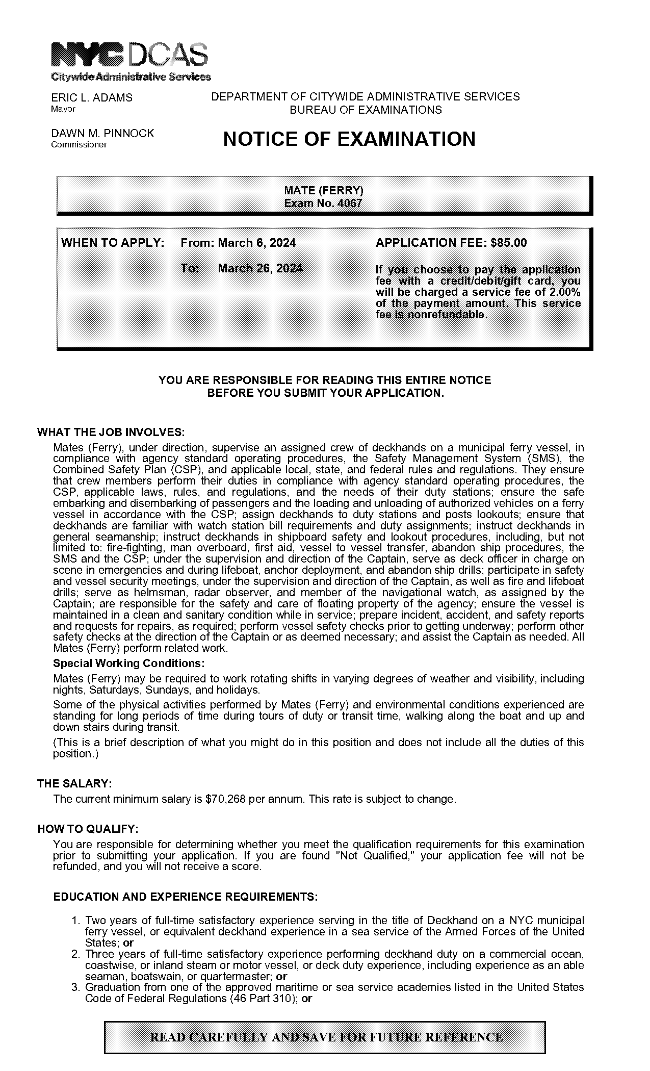 staten island ferry schedule