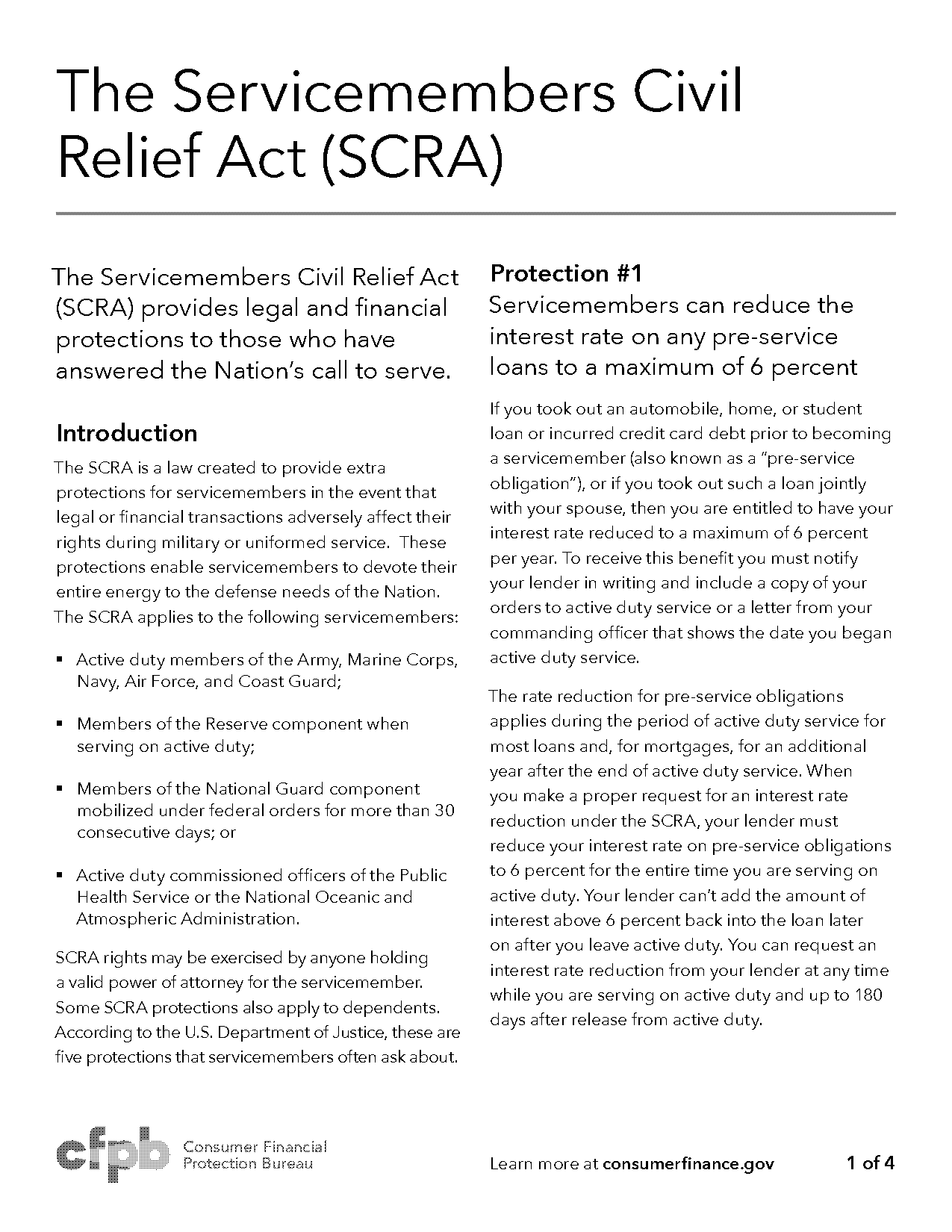 military civil relief act