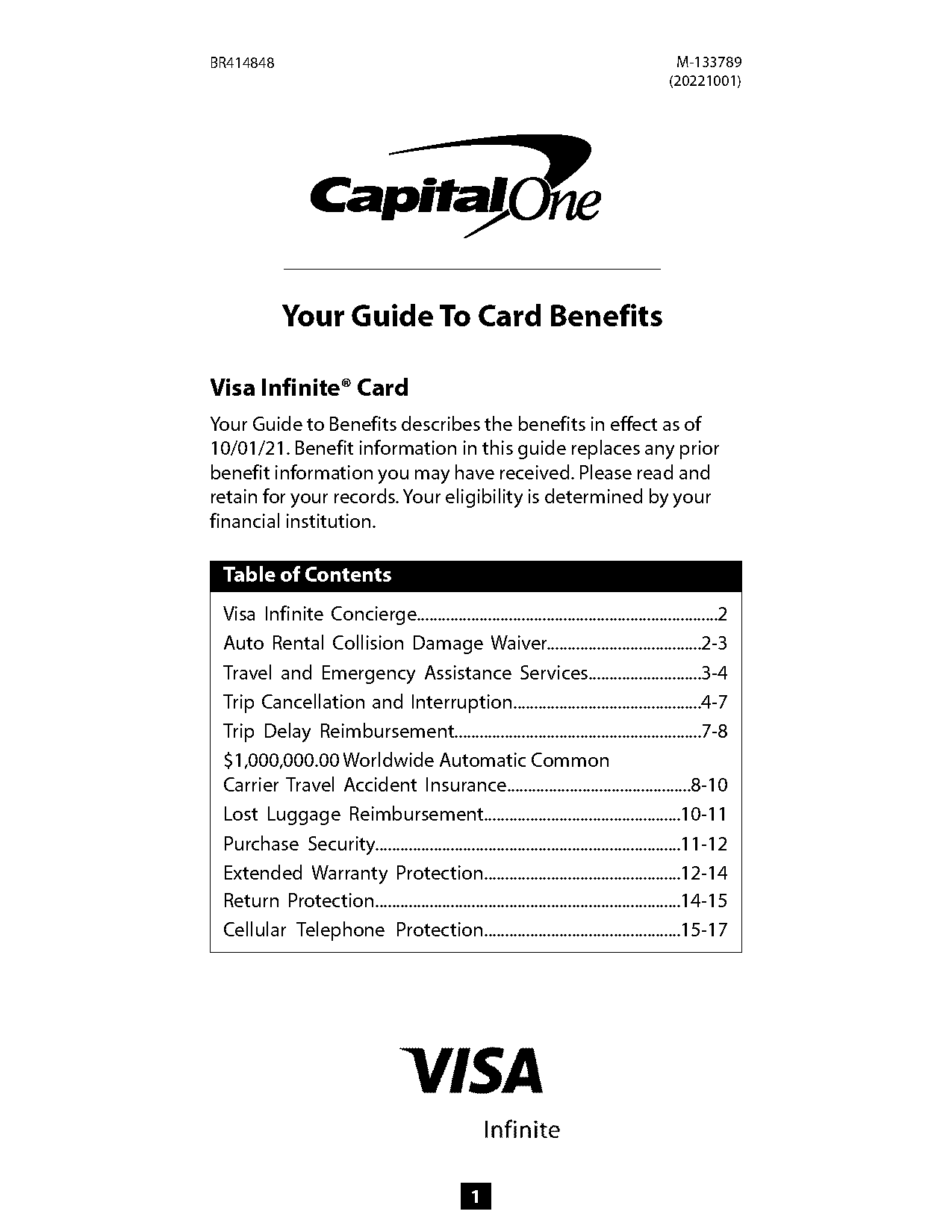 capital one payment protection insurance policy