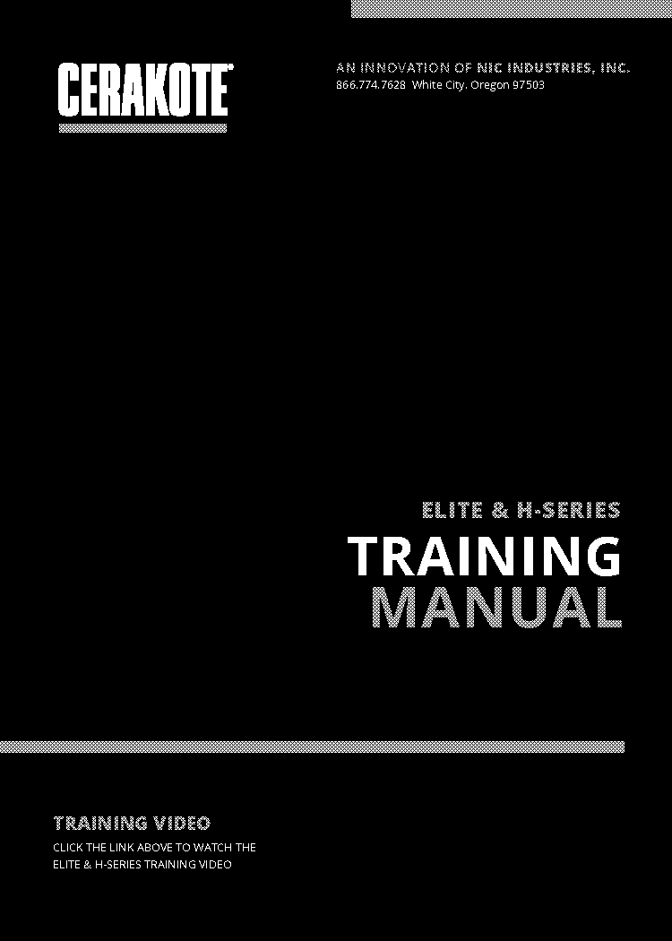 parts of training manual