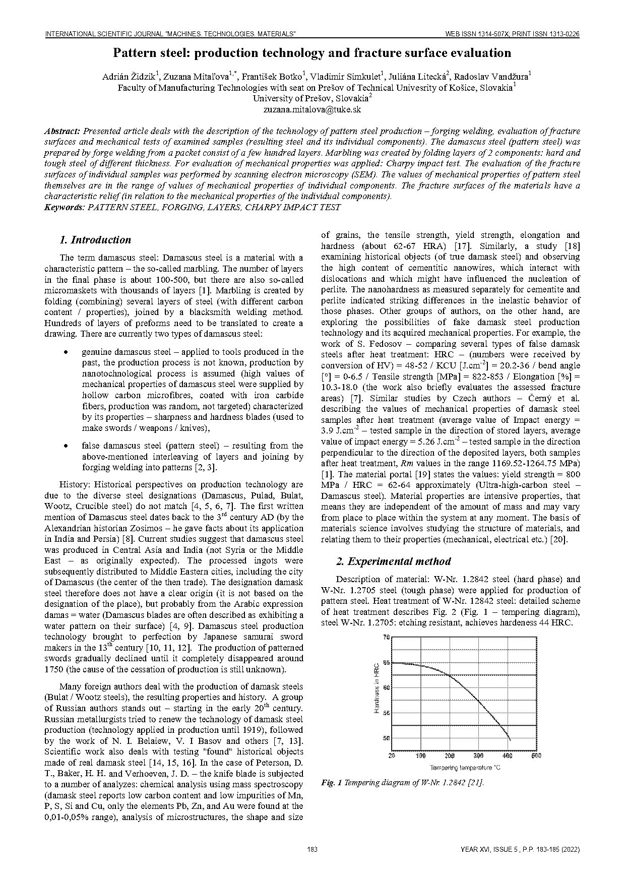 damascus steel chemical properties