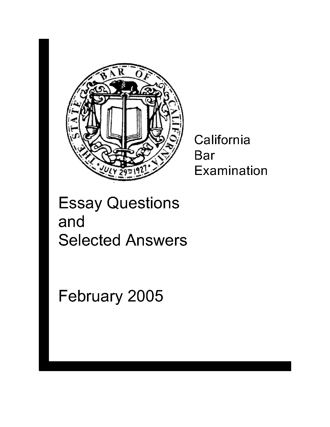 sample bar exam answers for trust essays