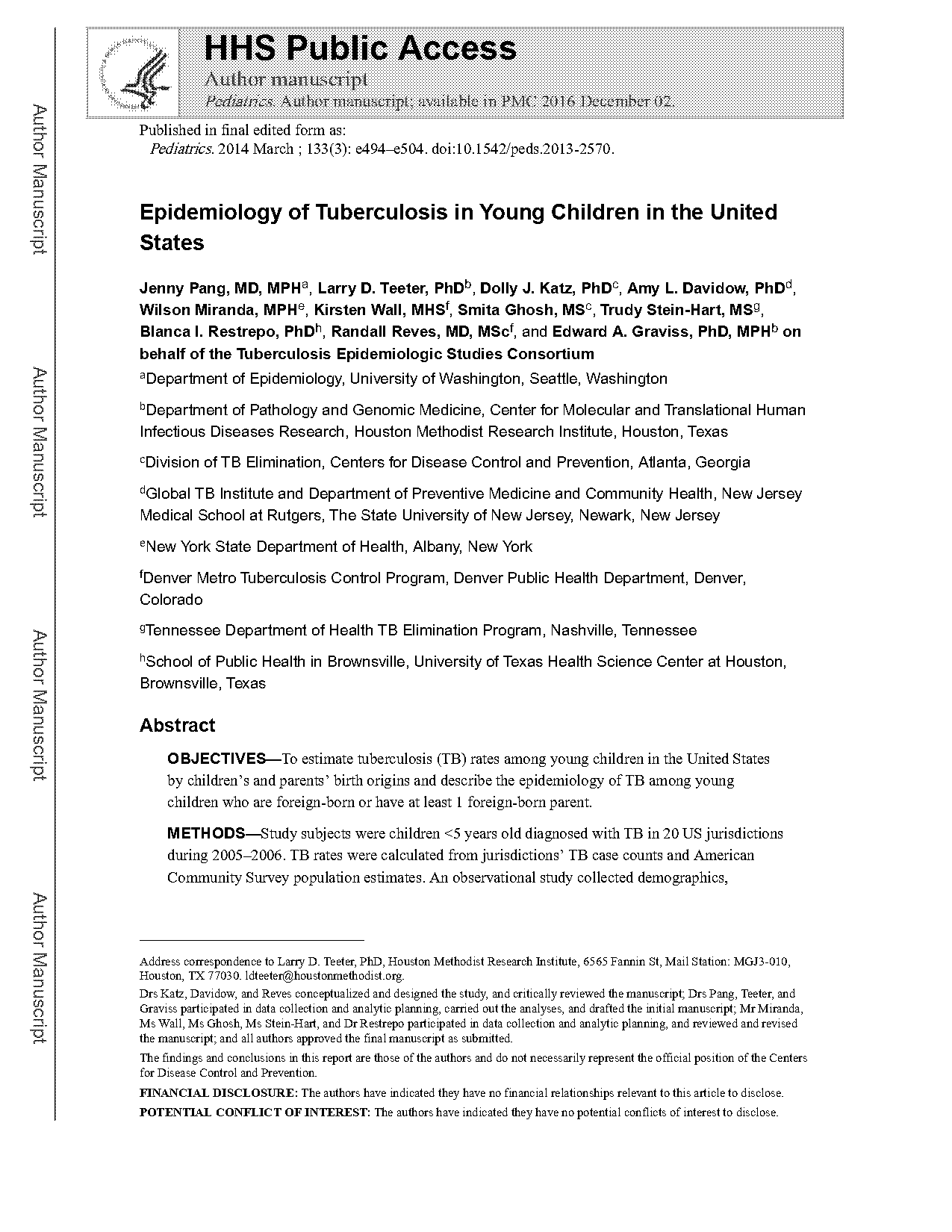 pediatric tb risk assessment questionnaire cdc