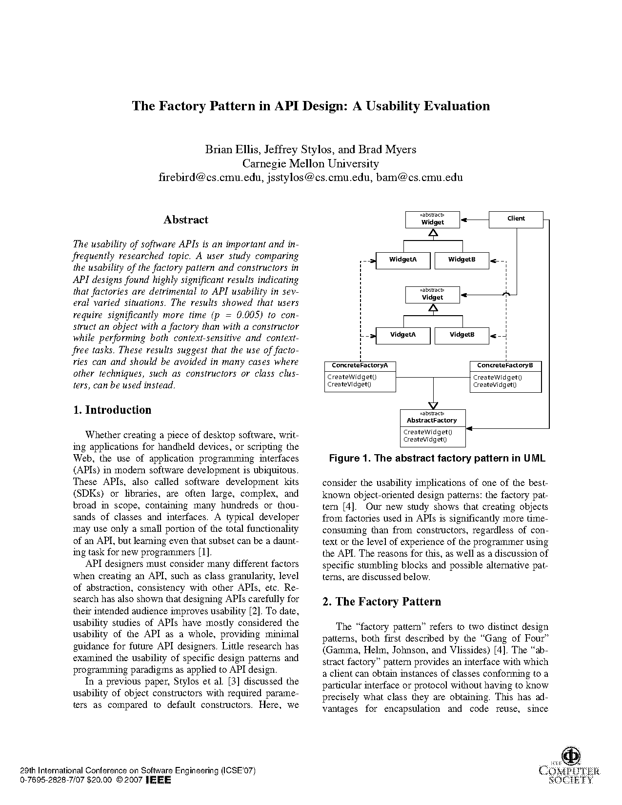 factory design pattern java pdf