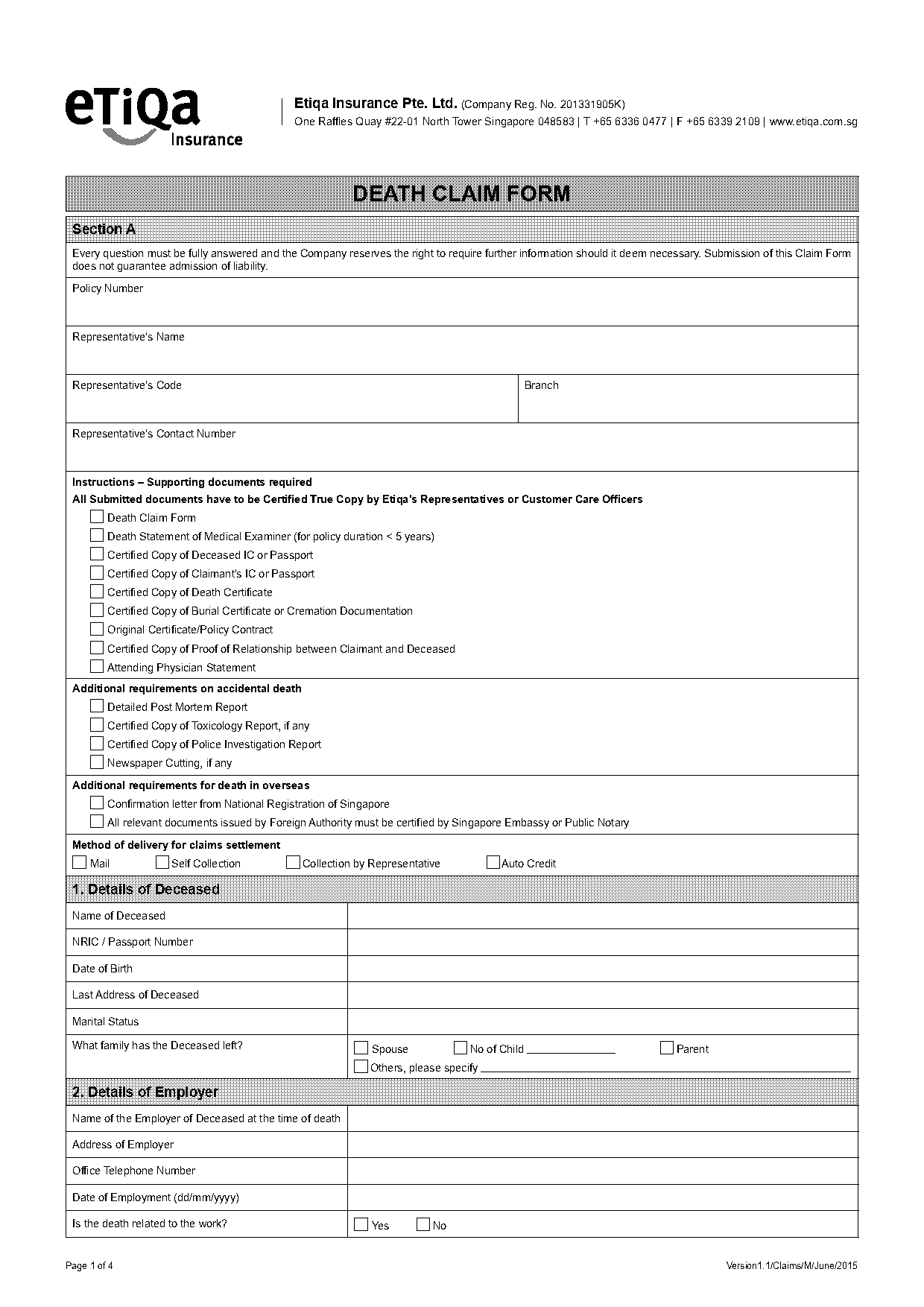 etiqa clinic claim form