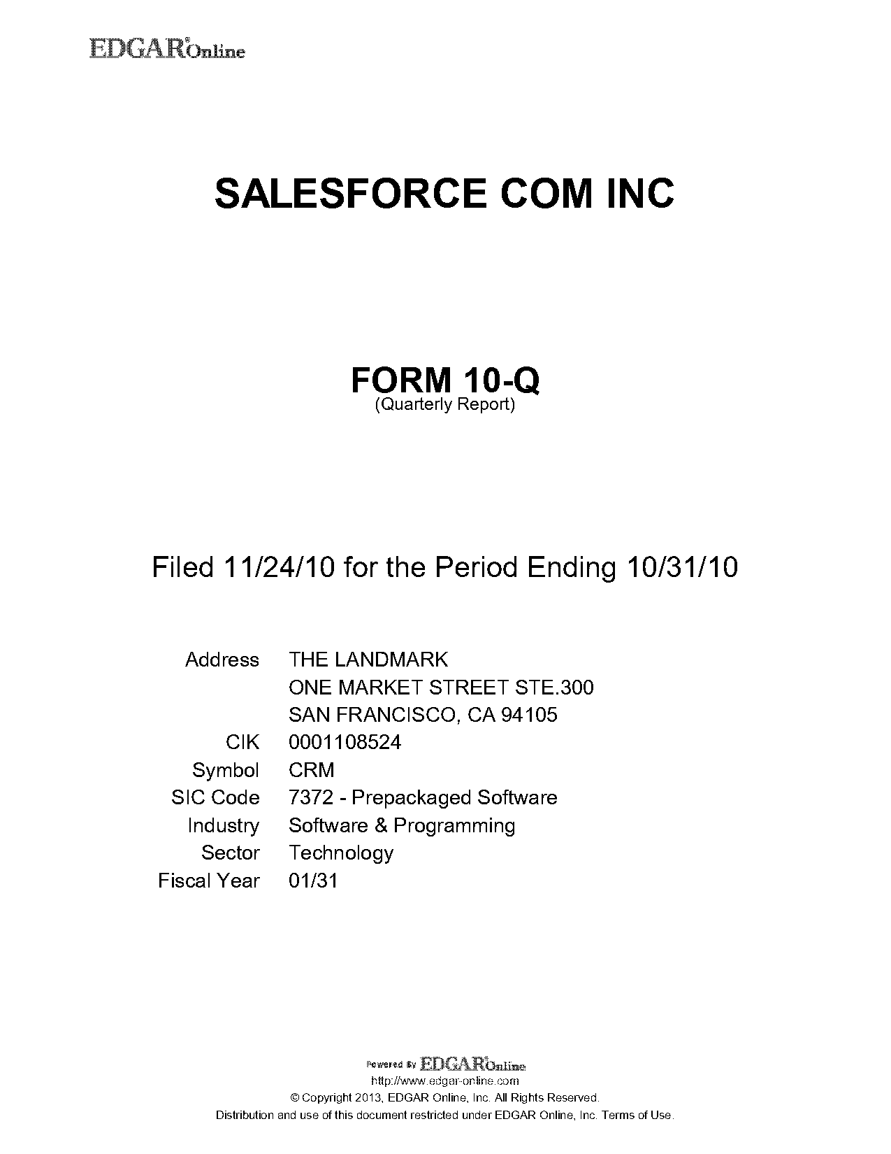 salesforce report date quarter field